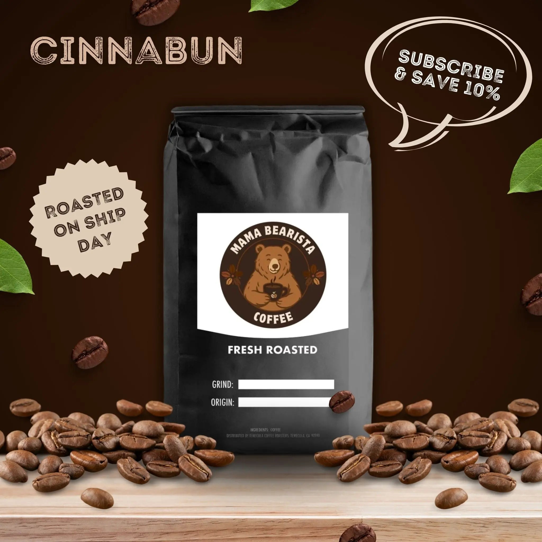 Cinnabun Mama Bearista Coffee