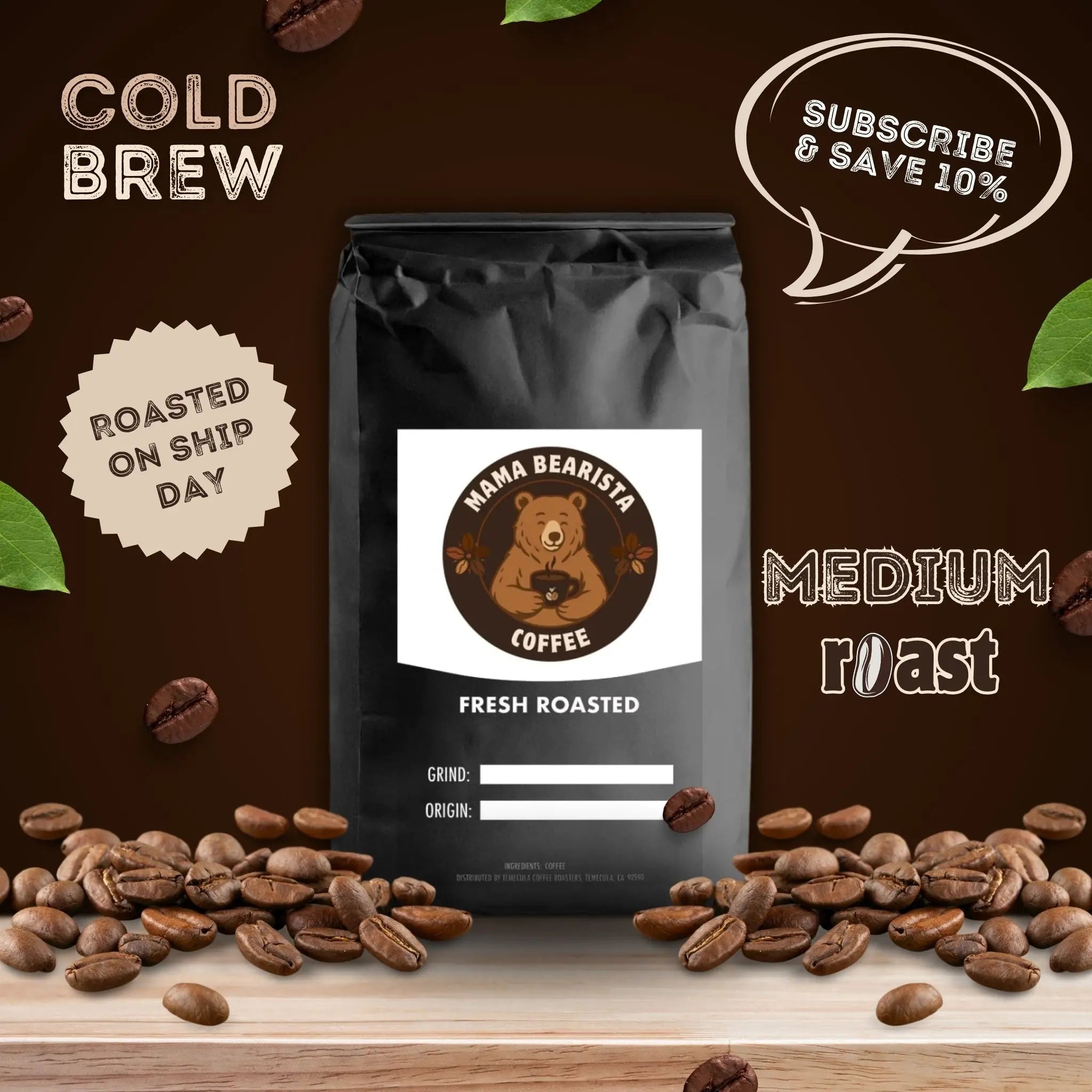 Cold Brew Coffee Mama Bearista Coffee