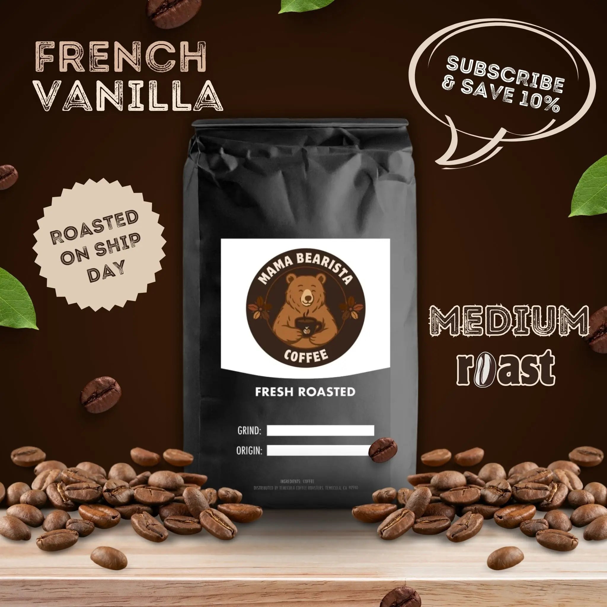 French Vanilla Mama Bearista Coffee