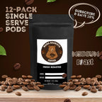12-Pack Single Serve Coffee Pods Mama Bearista Coffee