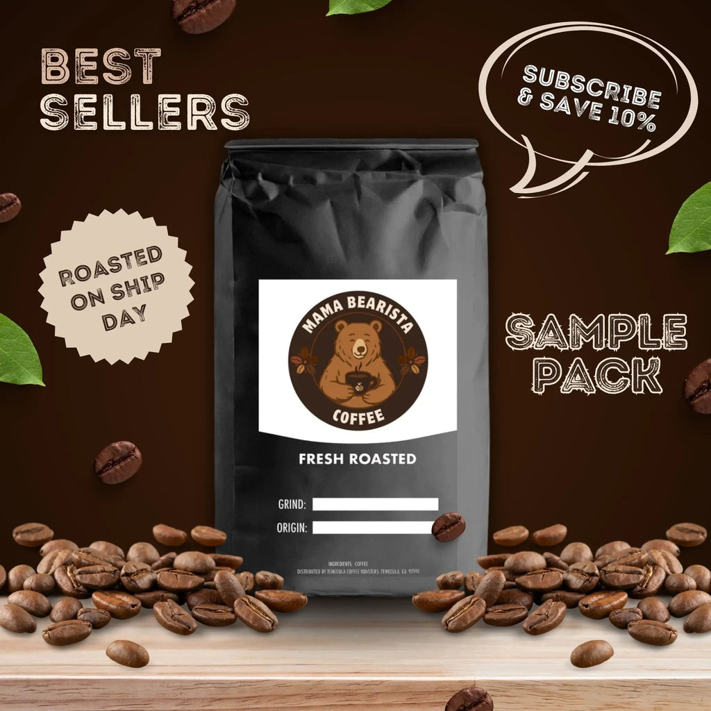 Best Sellers Sample Pack Mama Bearista Coffee