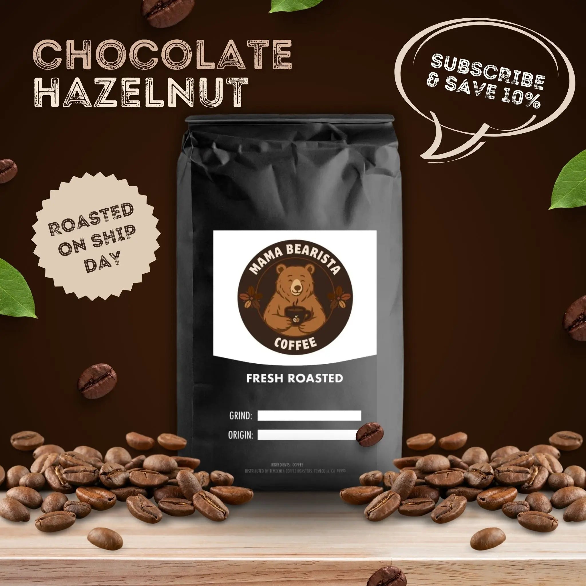 Chocolate Hazelnut Mama Bearista Coffee