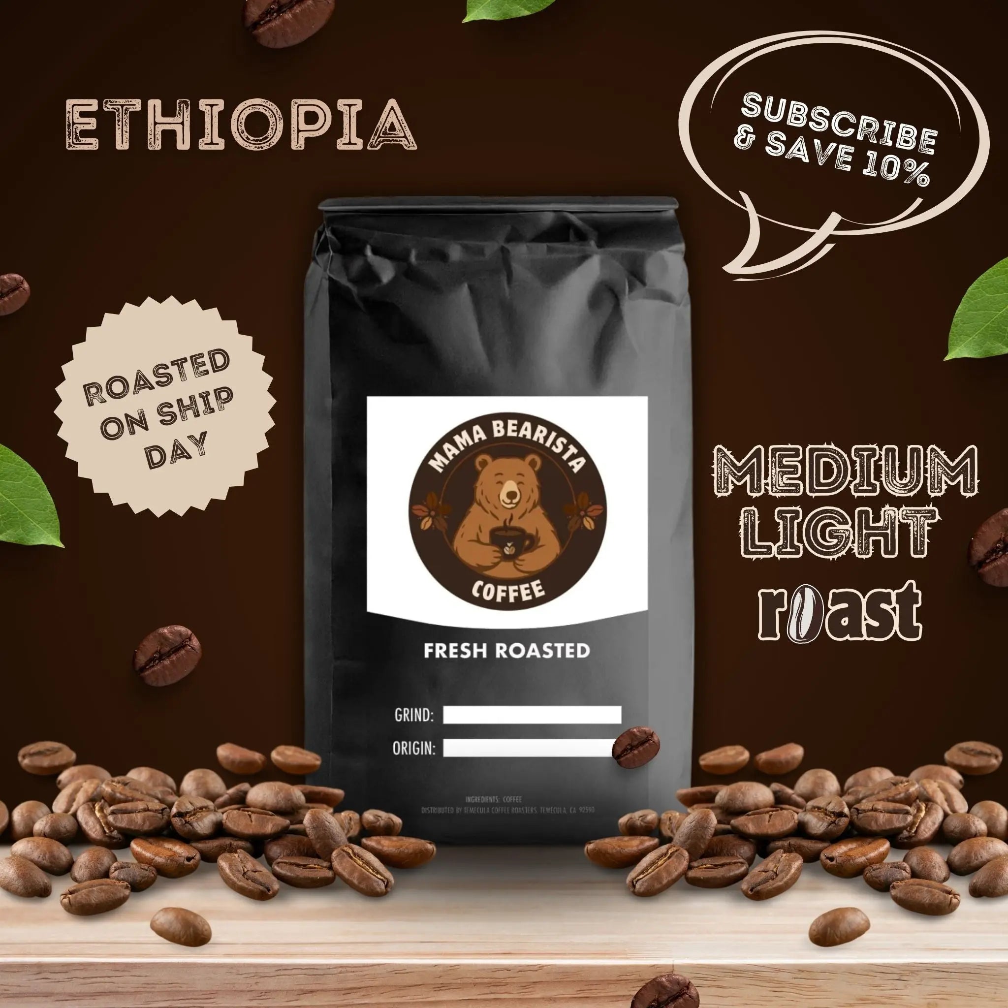Ethiopia Mama Bearista Coffee